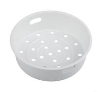 Cesta de vapor para olla arrocera, de plástico, para verduras, diseño expandible para postres de carne de mariscos, sin BPA, 20 x 18 cm (3 L)
