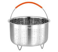 Cesta de vapor para olla instantánea, inserto de cesta de vapor de verduras de acero inoxidable para macetas (6qt)