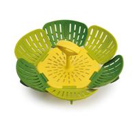 Cesta de Vapor Plegable Bloom de Joseph Joseph - Autoajustable para Ollas y Cazos, Silicona Resistente al Calor, 18 cm Mínimo, Ideal para Cocina Saludable