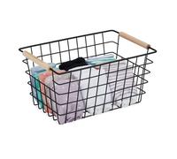Cesta metalica rejilla cestas decorativas cesto metálico apilable ligero
