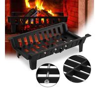 Cesta para carbón - Carro para carbón - Portacarbón - Parrilla - Carretilla para leña - Negro - Acero al carbono