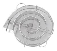 Cesta para Fumar de Acero Inoxidable, Red para Barbacoa, Equipo de Picnic, Cesta para Cocinar y Acampar, Cesta para Parrilla de Barbacoa Portátil, Accesorios de Barbacoa de Malla