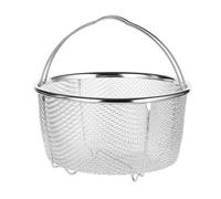 Cesta para Vapor, Cesta de Malla para Vapor Cesta y Colador de Malla de Acero Inoxidable para Ollas a Presión y Ollas para Lavar Freír a Vapor, vaporera microondas, vaporera cocinar vapor(20cm)