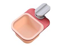 Cesta portátil retráctil, soporte giratorio con clip para estantes y | Para escritorio pequeñas cestas para el hogar cocina dormitorio baño restaurante estante