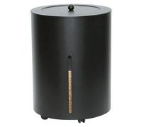 Cesta quemador de pellets (Ø x Al: 38 x 52 cm, Negro)