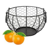 Cestas de huevos - Cesta de almacenamiento de huevos rústicos de alambre