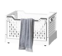 Cestas rodantes - Cesta con Ruedas | de Almacenamiento Plegable | Almacenamiento y organización | Carretilla de Clase | Sundies Storage Bin | portátil con múltiples Funciones para
