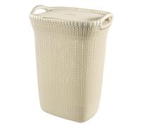 Curver Cesta para la ropa Knit 57 l Blanco Plástico