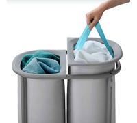 Cesto de ropa sucia con tapa, duo, modelo laundry hamper 80l, ideal pa