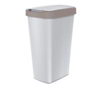 Cesto para Basura KEDEN Compacta Q 45L Diseño Práctico Marrón Claro