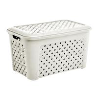 Cesto para Colada con Tapa Desmontable A Enclavamiento arianna Topo Baño Paños