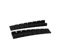 Cesto Ropa Sucia con Ruedas Niveladores de mesa muebles plástico ajustables, cuñas niveladoras, altura, junta, almohadilla pie equilibrio for silla, 2 uds(Black)