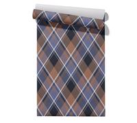 CEVAN Papel Vinílico Pintado Geometrico Pared Lavable Textura de Cuadrícula Simple And Elegant Sencillo Y Elegante Papel Impermeable Resistente Al Aceite Para Paredes Cocina 45x500cm