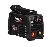CEVIK PRO CE-MINI145X - Mini Soldador Inverter MMA Máscara de Soldadura y Portaelectrodo - 140A 60% 230V - Electrodos hasta 3.25mm - Display Digital - Conectable a Generador - Soldara Portátil
