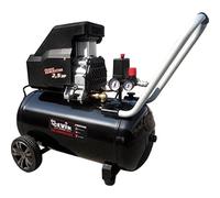 Cevik - Compresor de Aire CA-PRO51NG - 2.5HP 50L - Sin Aceite, Alta oble Salida - Compacto y Fácil de Transportar