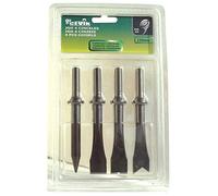 Cevik NE-KN6B - Kit 4 cinceles para martillo cincelador KN6