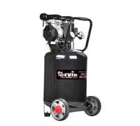CEVIK PRO - CA-PRO50SVT - Compresor Aire Silencioso - 65 dB - 50 litros - 1.5HP - Máx 8 Bar - 300 l/min - Sin Aceite - Dos Salidas de Aire - Compacto y Portátil - Compresor de Pintura y Neumática