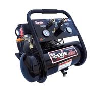 CEVIK PRO - CA-PRO6SILENT - Compresor Aire Silencioso - 62 dB - 6L - 1HP - Máx 8 Bar - 110 l/min - Sin Aceite - Dos Salidas de Aire - Compacto y Portátil - Compresor de Pintura y Neumática