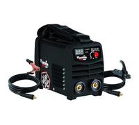 CEVIK PRO CE-MINI125 - Mini Soldador Inverter MMA Máscara de Soldadura y Portaelectrodo - 120A 40% 230V - Electrodos hasta 3.25mm - Display Digital - Conectable a Generador - Soldadora Portatil
