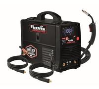 CEVIK PRO CE-PROMIG130N - Soldador Inverter FLUX/MIG/TIG/MMA - 130A 40% - 230V - Hilo hasta 1mm - Electrodos 2.5mm - LCD - Incluye Antorcha MIG, pinza portaelectrodo, pinza masa, careta, cepillo