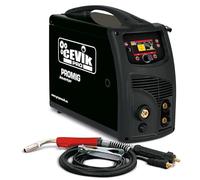 CEVIK PRO CE-PROMIG250PUL - Soldador Inverter MIG/TIG/MMA - 250A 20% - 230V - Hilo 1mm - Electrodos 4mm - Display Digital - Incluye Antorcha MIG AX15, portaelectrodo 35-50, pinza masa 35-50, 2 sirgas