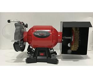 CEVIK PRO - CP10-150MIXTA Esmeriladora de Banco Combinada 450W - Muela y Cepillo 150 mm - 2950 rpm - Amoladora Pulidora Profesional para Taller y Afilado de Cuchillos