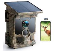 CEYOMUR Cámara Caza Solar 4K 68MP, Camara Fototrampeo Wi-Fi