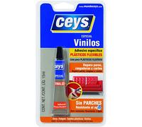 CEYS Adhesivo especial para plásticos flexibles y vinilos – Repara y seca en 30 min – 15 ml