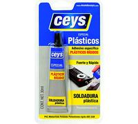 CEYS Adhesivo para plásticos rígidos – Soldadura plástica, fuerte y rápida – Transparente 30 ml