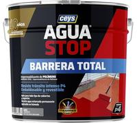 Ceys - Aguastop Barrera Total - Impermeabilizante de Polímero para Tránsito P4 - Recubrimiento Elástico - Barrera Total Contra el Agua - Gris - 4 Kg