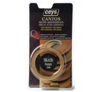ceys - Cantos Autoadhesivos para Madera - Máxima adherencia sin plancha - Color Haya - 19mm x 5m