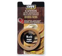 Ceys canto autoadhesivo 5 metrosx19 mm bl.nogal 851302