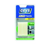 Ceys - Cinta Adhesiva Crick Quita y Pon - Fijación de Alta Resistencia - Pega y Retira de manera fácil cualquier objeto - 4 Tiras 7x25 mm