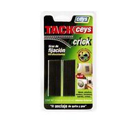 CEYS Cinta Crick – Alta resistencia – Negro – 4 tiras 7 cm x 25 mm