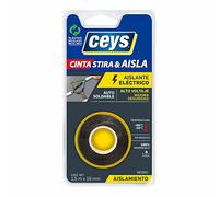 Ceys - cinta estira y aisla - negro - alta resistencia al calor - auto