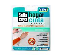 CEYS Cinta selladora para cocinas y baños autoadhesiva 22 mm x 3,35 m
