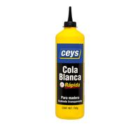 Ceys - cola blanca rápida para madera - acabado transparente - 750 g