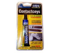 Ceys - ContactCeys Transparente - Formato blister 70 ml - Super resistente al calor y humedad - Pegado de piel