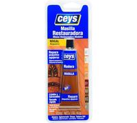 Ceys - Masilla restaurdora mader de nogal - Repara pequeños agujeros - Lijable y barnizable - 40GR