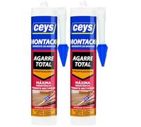 Ceys - Montack at Tack - Adhesivo de Montaje - Profesional - Cartucho 300 ML (Paquete de 2)