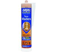 Ceys - Sellador acrílico madera Teca - Seca rápido - No se agrieta - Cartucho 280 ML