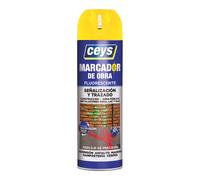 Ceys - spray marcador para obra - color amarillo - 500ml