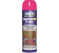 ceys - Spray marcador para obra - Color fucsia - 500ML