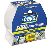 CEYS – Cinta americana Tackceys Blanca – Rollo 10 x 50