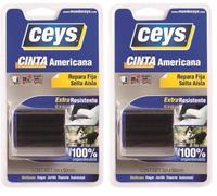 ceys - Tackceys - Cinta Americana Negro - Blister 5M X 50 (Paquete de 2)