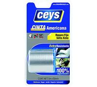 ceys - Tackceys - Cinta Americana Plata - Blister 5M X 50, Azul, 0