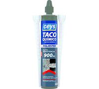 Ceys - Taco quimico resina poliester - Alta resistencia +900 Kg - Endurecimiento rápido - 300 ml