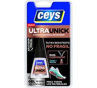 Ceys - Ultraunick - Adhesivo universal instantáneo - Poder extremo - 5 G