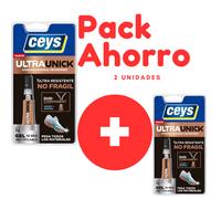Ceys Ultraunick Gel 3gr. Adhesivo Universal Ultra Resistente y Ultra Rápido 10 Segundos. Duo-component Ciano Más Resina. Pega Todos los Materiales. Rectificable.