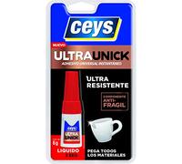 CEYS Adhesivo universal instantáneo Ultraunik – Pega todo tipo de materiales – 6 g